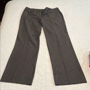 Gray Wide-Leg Trousers